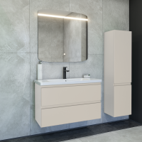 Мебель для ванной комнаты Caprigo Forte 90 подвесная, беж лайт