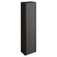 Шкаф-пенал для ванной Armadi Art Quatro oak anthracite, профиль anthracite