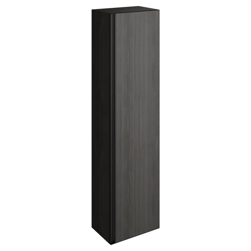 Шкаф-пенал для ванной Armadi Art Quatro oak anthracite, профиль anthracite