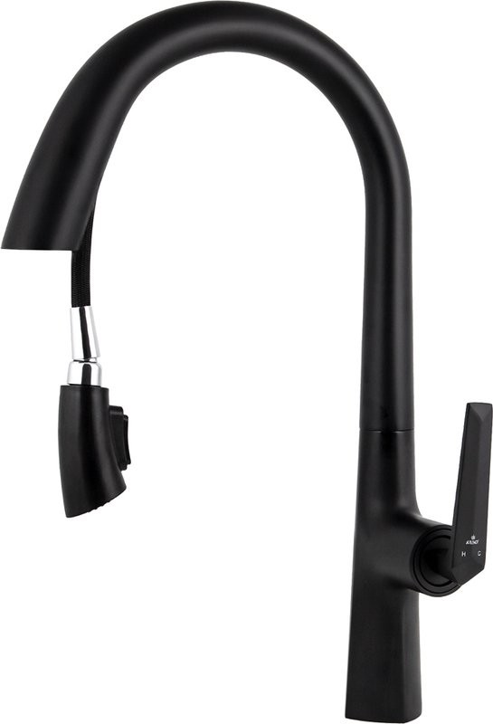 Смеситель для кухни Kaiser Strike 09066-2 матовый черный