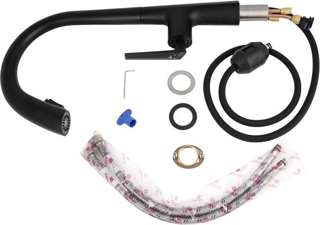 Смеситель для кухни Kaiser Strike 09066-2 матовый черный