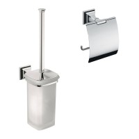 Набор Держатель Colombo Design Portofino B3291.CR + Ершик B3207, хром Набор Держатель Colombo Design Portofino B3291.CR + Ершик B3207, хром