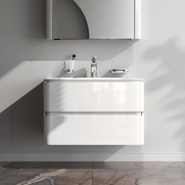 Тумба с раковиной AM.PM Sensation 80 подвесная, белый глянец