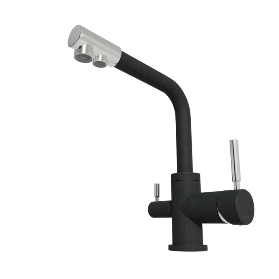 Смеситель для кухни Emar Quartz 3003N морион