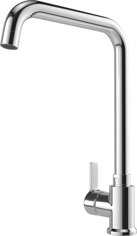 Комплект Мойка GranFest Unique U-740L кашемир + Смеситель MEGA Ege MG-PL10 хром