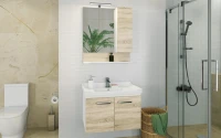 Зеркало Comforty Рига 70 дуб сонома Зеркало Comforty Рига 70 дуб сонома
