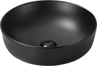 Накладная раковина SantiLine SL-1054MB черный матовый