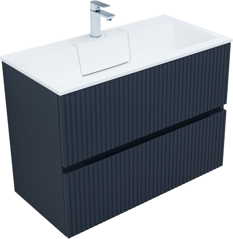 Тумба под раковину без столешницы Aquanet Джейн 90 подвесная, маренго