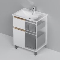 Мебель для ванной комнаты AM.PM X-Joy 65, напольная, белый глянец