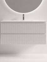 Тумба с раковиной Sancos Snob R 100 Bianco, раковина CN7027