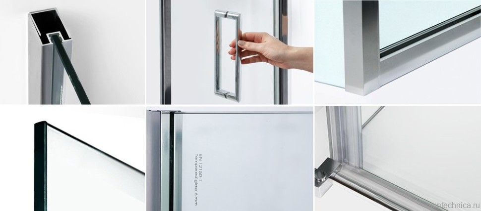 Душевая дверь в нишу Wasserkraft Salm 27I27