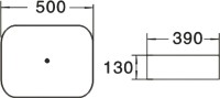 Накладная раковина SantiLine SL-1051MR красная матовая