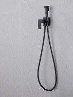 Гигиенический душ Abber Wasserfall AF8625B со смесителем, С ВНУТРЕННЕЙ ЧАСТЬЮ, черный
