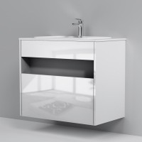 Тумба под раковину без столешницы AM.PM Func 80 белый глянец Тумба под раковину без столешницы AM.PM Func 80 белый глянец