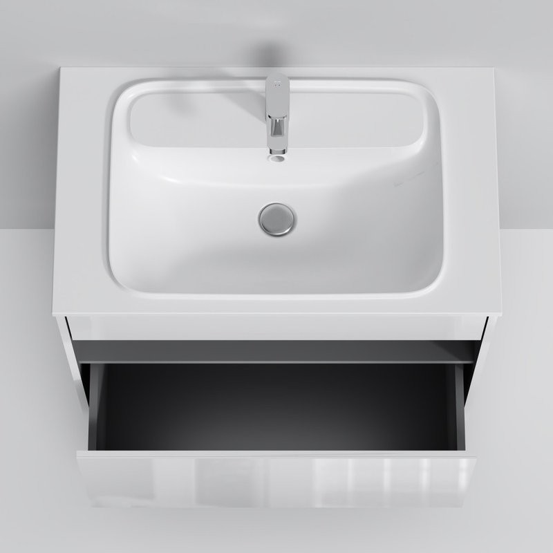 Тумба под раковину без столешницы AM.PM Func 80 белый глянец