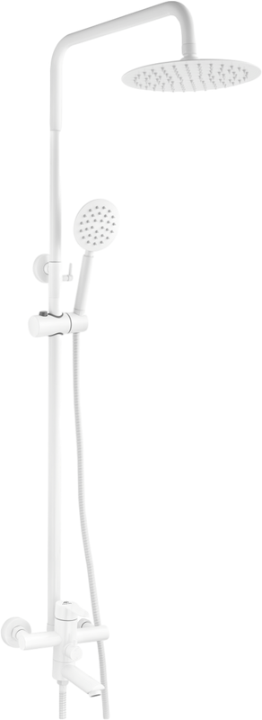 Душевая стойка Fashun A52401-8A белая
