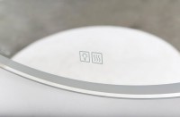 Зеркало круглое BelBagno SPC-RNG-900-LED-TCH-WARM с подсветкой