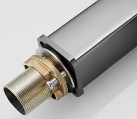 Смеситель для раковины Shevanik S8271T с гигиеническим душем, оружейная сталь