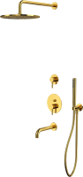Душевой комплект WHITECROSS Y YSET07GL С ВНУТРЕННЕЙ ЧАСТЬЮ, золото