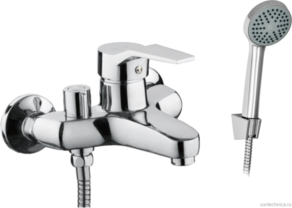 Смеситель для ванны с душем D-lin 403-6 D130403-6 хром