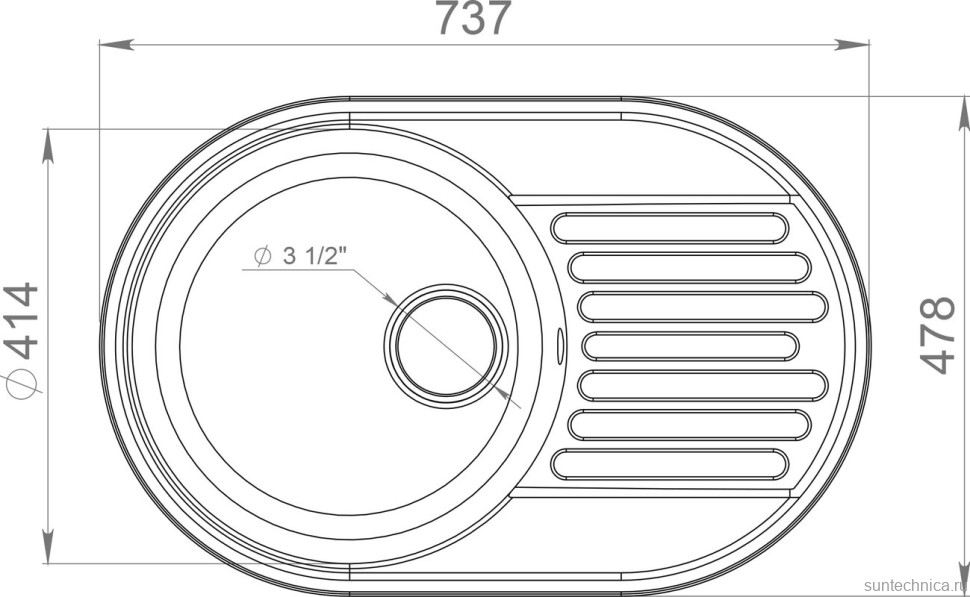 Комплект Мойка GranFest Quarz Z18 черный + Измельчитель Bone Crusher BC 810-SL Slim Line