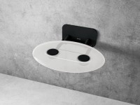 Сиденье для душа Ravak Ovo Р II clear, black Сиденье для душа Ravak Ovo Р II clear, black