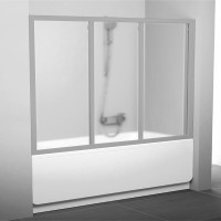 Шторка на ванну Ravak Supernova AVDP3-180 профиль сатин, стекло Grape