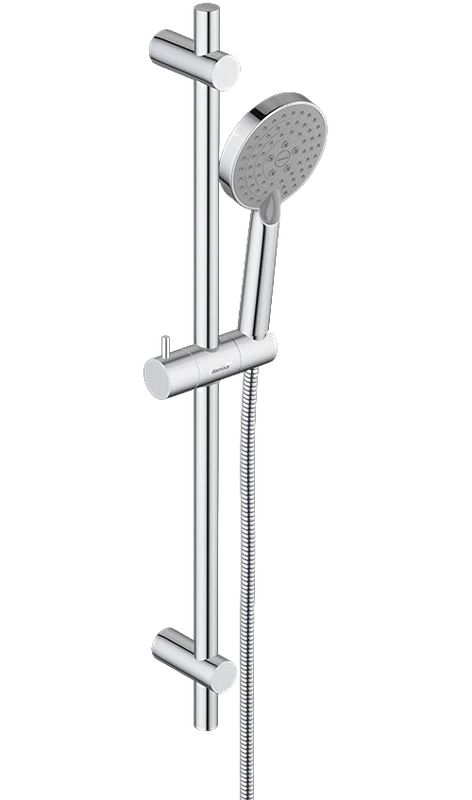 Душевой комплект Смеситель для душа Damixa Scandinavian Pure 362000000 хром + Гарнитур Redblu Origin One 918100000