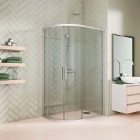 Душевой уголок Kubele DE018 RBG-CLN-MT 130х120