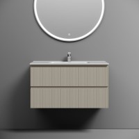 Мебель для ванной комнаты Sancos Snob T 90 beige soft, раковина CN7002