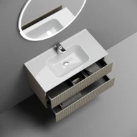 Мебель для ванной комнаты Sancos Snob T 90 beige soft, раковина CN7002