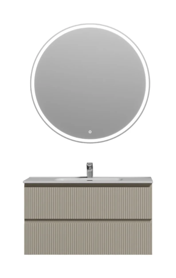 Мебель для ванной комнаты Sancos Snob T 90 beige soft, раковина CN7002