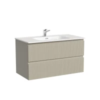 Мебель для ванной комнаты Sancos Snob T 90 beige soft, раковина CN7002