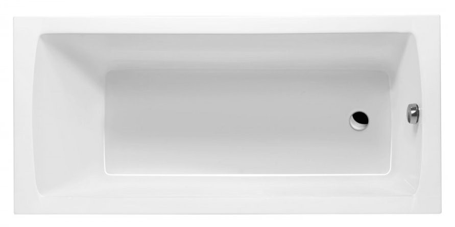 Акриловая ванна Excellent Aquaria 170x75 см, пристенная, белая, с каркасом