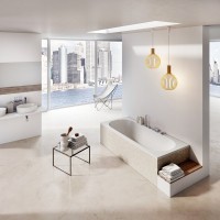 Акриловая ванна Ravak City без опоры 180x80 см, пристенная, белая