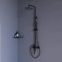 Душевая стойка RGW Shower Panels SP-24B матовый черный