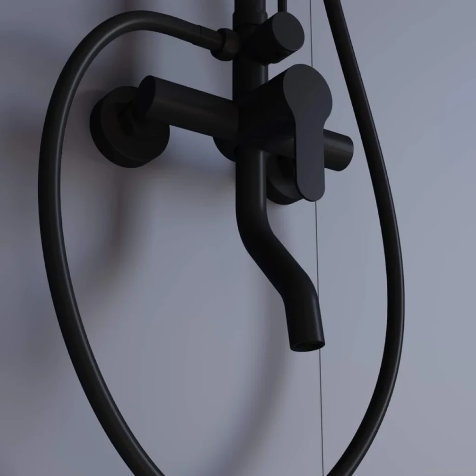 Душевая стойка RGW Shower Panels SP-24B матовый черный