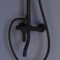 Душевая стойка RGW Shower Panels SP-24B матовый черный