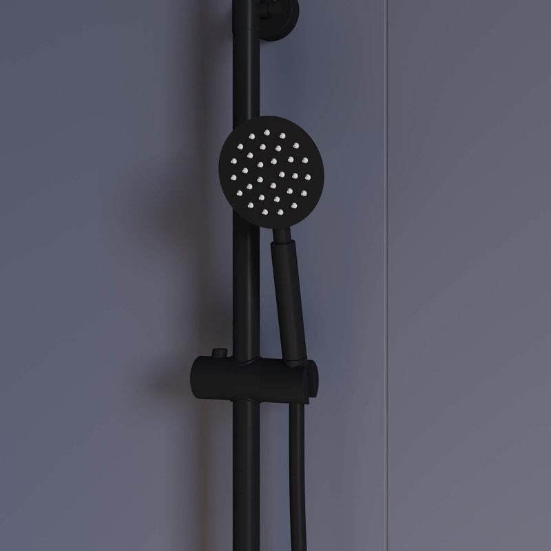 Душевая стойка RGW Shower Panels SP-24B матовый черный
