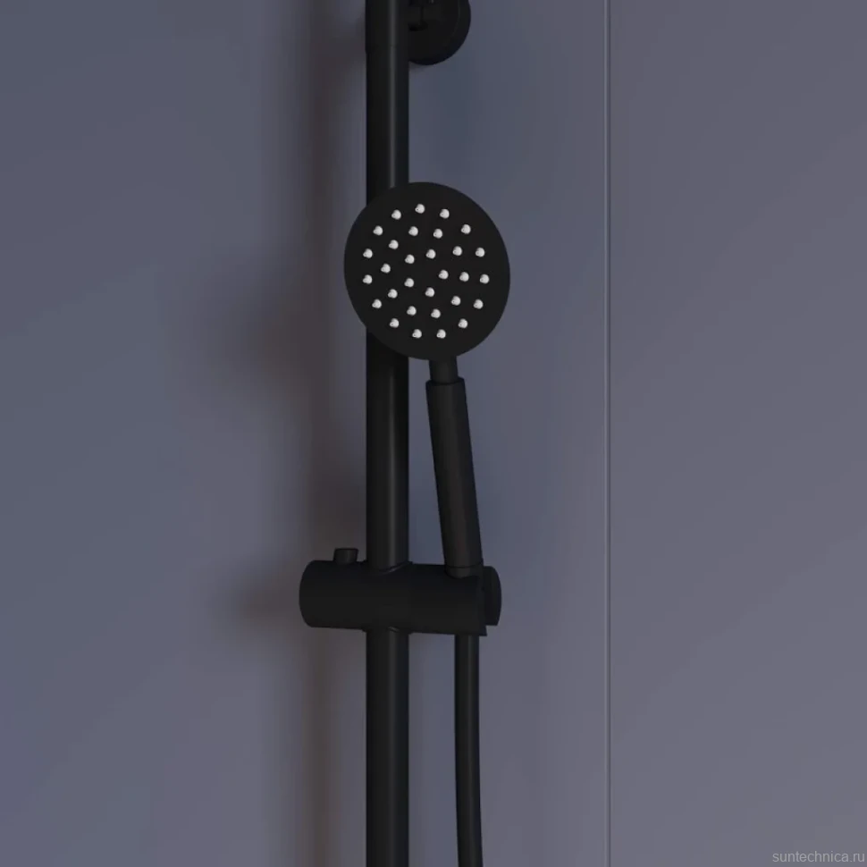 Душевая стойка RGW Shower Panels SP-24B матовый черный