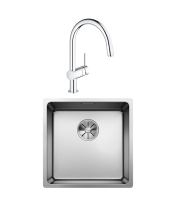 Комплект Мойка Blanco Andano 400-U + Смеситель Grohe Minta 3291800E хром