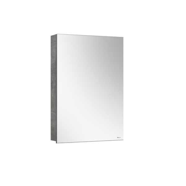 Зеркало-шкаф Belux Стокгольм 60 бетон чикаго светло-серый