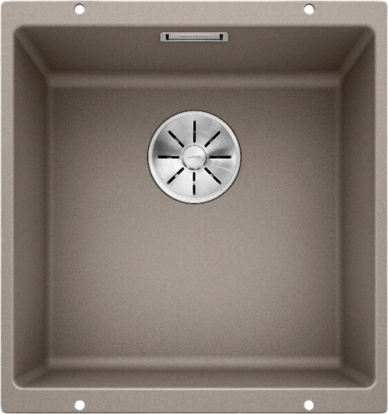 Комплект Мойка Blanco Subline 400-U серый беж + Смеситель Grohe Euroeco