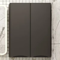 Шкаф Style Line Бергамо Мини Люкс Plus 60 антискрейч черный