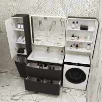 Шкаф Style Line Бергамо Мини Люкс Plus 60 антискрейч черный