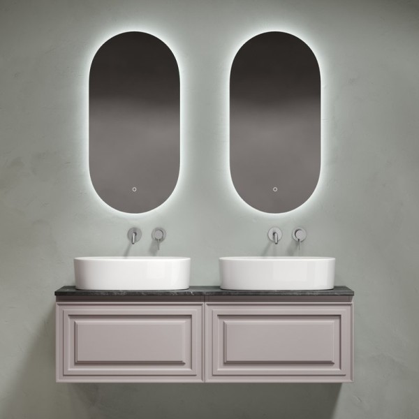 Мебель для ванной комнаты Sancos Very 140 doha soft, столешница черный мрамор TT140A1, раковина CN6075