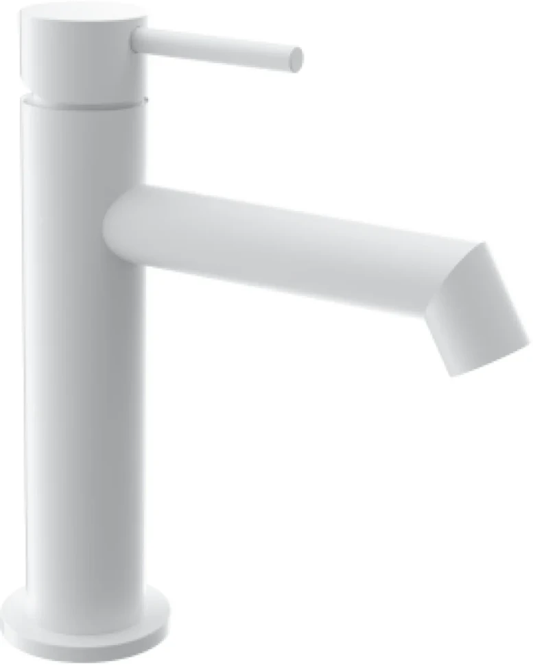 Смеситель для раковины Wonzon & Woghand WW-H1063-MW белый матовый