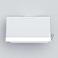 Держатель для туалетной бумаги AM.PM Joy A84341400 с крышкой, хром Держатель для туалетной бумаги AM.PM Joy A84341400 с крышкой, хром