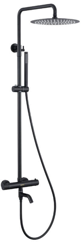 Душевая стойка Berges Kalisto 3R 075022 матовая черная