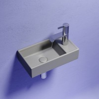 Раковина маленькая в туалет Ceramicanova Element CN6051LMH антрацит матовый